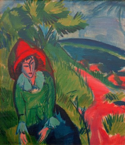 Erna on Fehmarn by Ernst Ludwig Kirchner